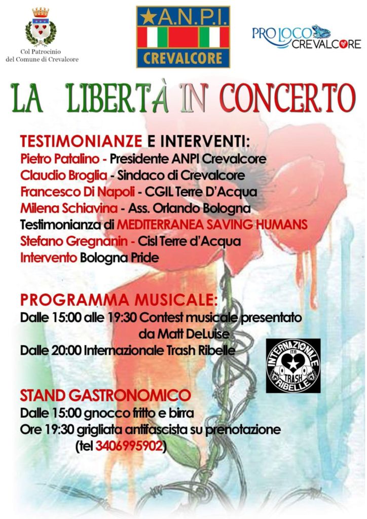 La Libertà in concerto - Parco Armando Sarti CREVALCORE