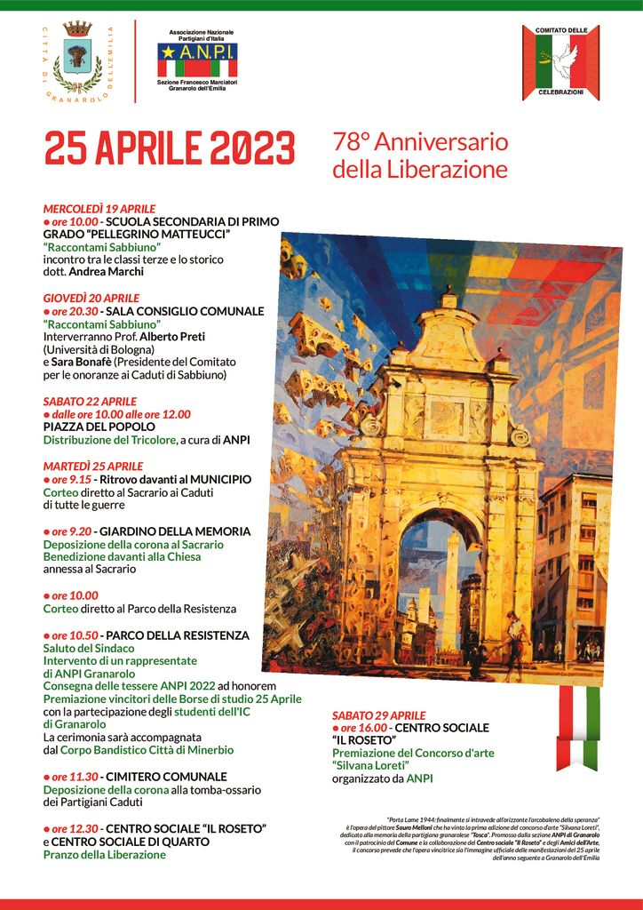 thumbnail of Manifesto 25 Aprile_2023 Granarolo