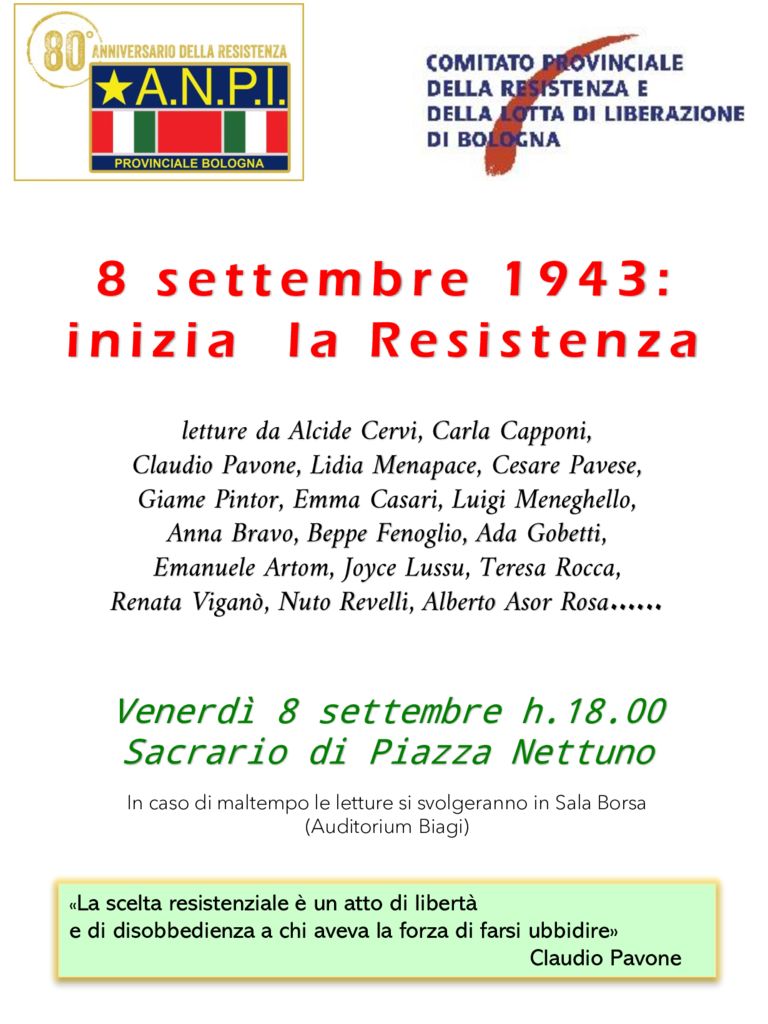 thumbnail of 8 settembre 1943 inizia la Resistenza