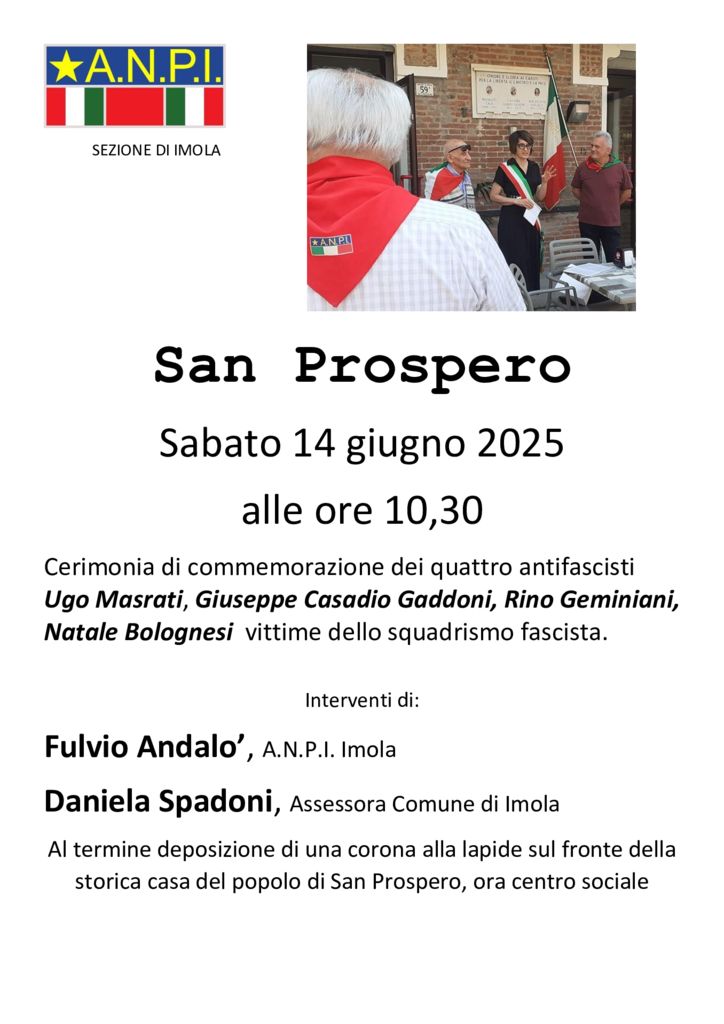 thumbnail of Commemorazione San Prospero 2025