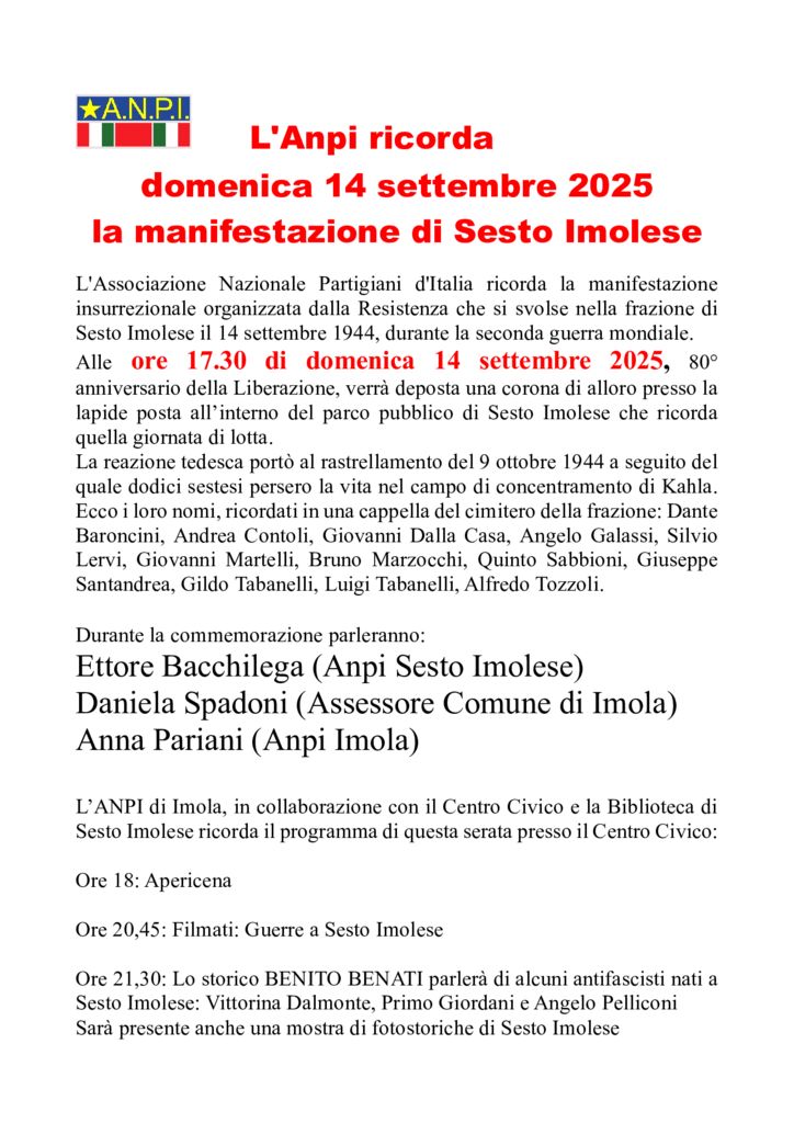 thumbnail of Sesto settembre 2025